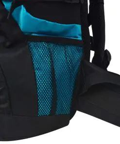 vidaXL Hiking Backpack XXL 75 L Black and Blue