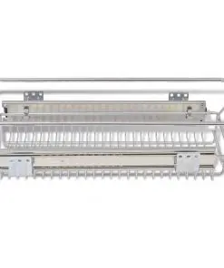 vidaXL Pull-Out Wire Baskets 2 pcs Silver 300 mm