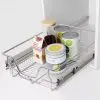 vidaXL Pull-Out Wire Baskets 2 pcs Silver 400 mm vidaXL Pull-Out Wire Baskets 2 pcs Silver 400 mm