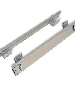 vidaXL Pull-Out Wire Baskets 2 pcs Silver 600 mm