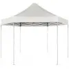 vidaXL Hexagonal Pop-Up Foldable Marquee Cream White 3.6×3.1 m