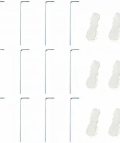 vidaXL Hexagonal Pop-Up Marquee with 6 Sidewalls Cream White 3.6×3.1 m