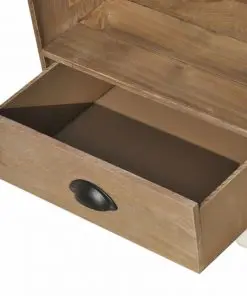 vidaXL Nightstand Brown Solid Wood