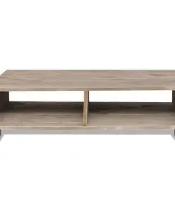 vidaXL Coffee Table Brown Solid Wood
