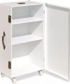 vidaXL Trunk Side Cabinet 40×30.5×81 cm White