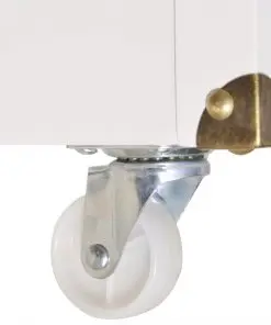 vidaXL Trunk Side Cabinet 40×30.5×81 cm White