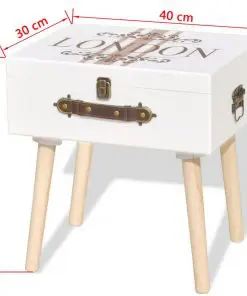 vidaXL Side Cabinet 40x30x41.5 cm White