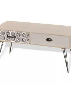 vidaXL TV Side Table 100x40x35 cm Brown