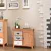 vidaXL Sideboard 65x35x60 cm Solid Wood Eucalyptus