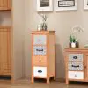 vidaXL Drawer Cabinet 35x35x90 cm Solid Wood
