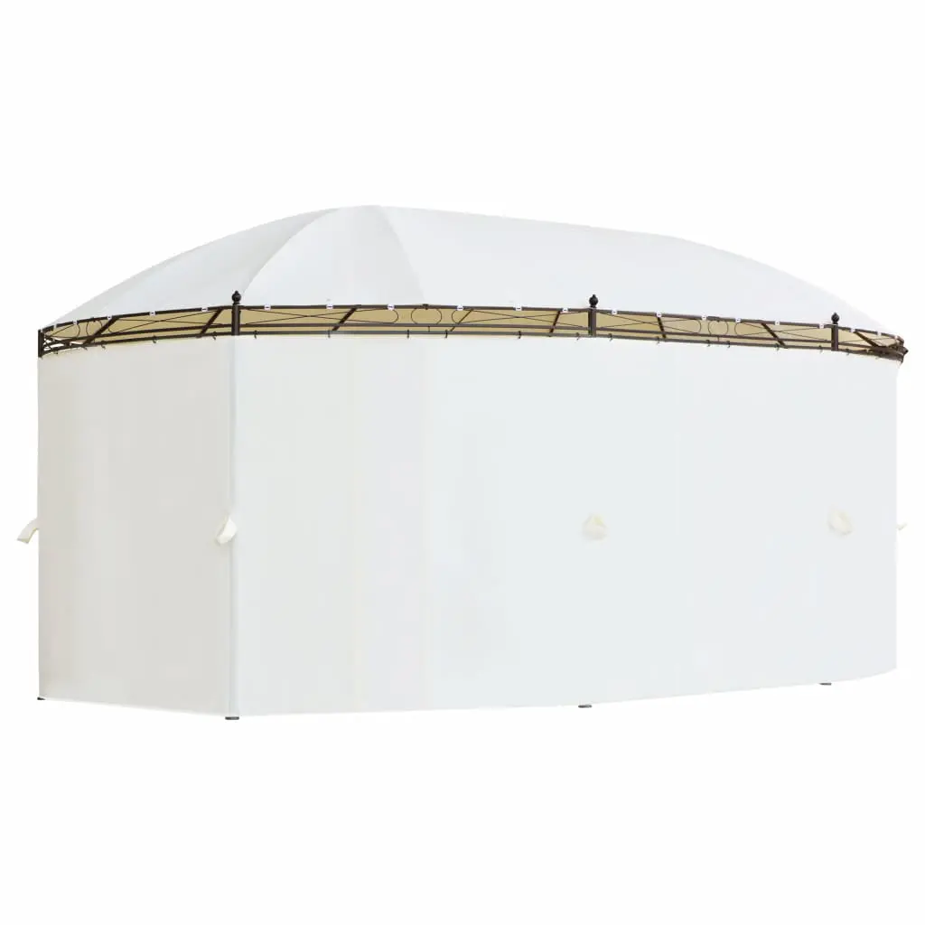 vidaXL Gazebo Cream White 530x350x265 cm