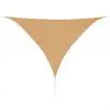 vidaXL Sunshade Sail HDPE Triangular 5x5x5 m Beige