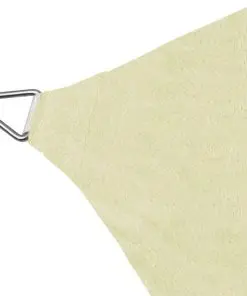 vidaXL Sunshade Sail HDPE Square 3.6×3.6 m Cream