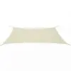 vidaXL Sunshade Sail HDPE Rectangular 4×6 m Cream