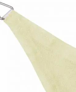 vidaXL Sunshade Sail HDPE Triangular 5x5x5 m Cream