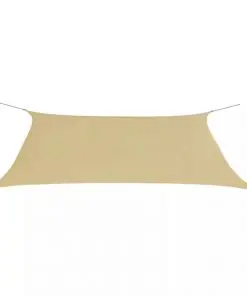 vidaXL Sunshade Sail Oxford Fabric Rectangular 4×6 m Beige