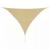 vidaXL Sunshade Sail Oxford Fabric Triangular 3.6×3.6×3.6 m Beige