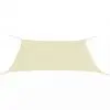 vidaXL Sunshade Sail Oxford Fabric Rectangular 2×4 m Cream
