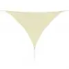 vidaXL Sunshade Sail Oxford Fabric Triangular 5x5x5 m Cream