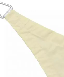 vidaXL Sunshade Sail Oxford Fabric Triangular 5x5x5 m Cream
