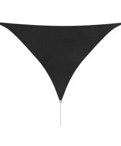 vidaXL Sunshade Sail Oxford Fabric Triangular 3.6×3.6×3.6 m Anthracite