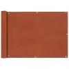 vidaXL Balcony Screen Oxford Fabric 75×400 cm Terracotta