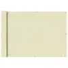 vidaXL Balcony Screen Oxford Fabric 75×400 cm Cream