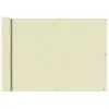 vidaXL Balcony Screen Oxford Fabric 75×600 cm Cream