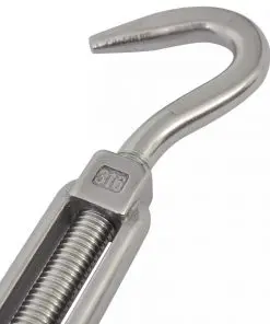 vidaXL Five Piece Sunshade Sail Mounting Kit Stainless Steel