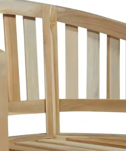 vidaXL Banana Chair Solid Teak Wood