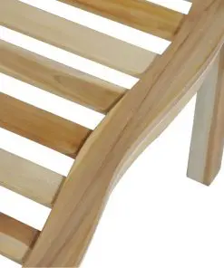 vidaXL Banana Chair Solid Teak Wood
