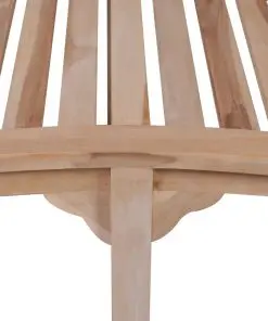 vidaXL Banana Bench 120 cm Teak