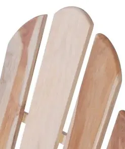 vidaXL Adirondack Chair Solid Teak Wood