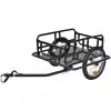 vidaXL Bike Cargo Trailer Black 50 kg