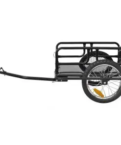 vidaXL Bike Cargo Trailer Black 50 kg