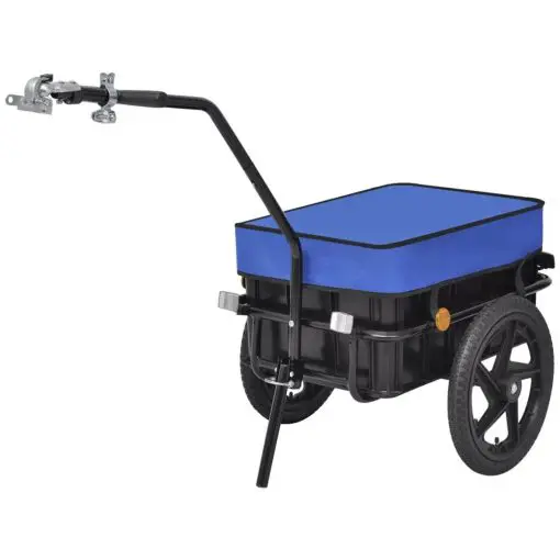 vidaXL Bike Cargo Trailer/Hand Wagon Blue 70 L