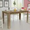 vidaXL Dining Table 140x80x75 cm Oak vidaXL Dining Table 140x80x75 cm Oak