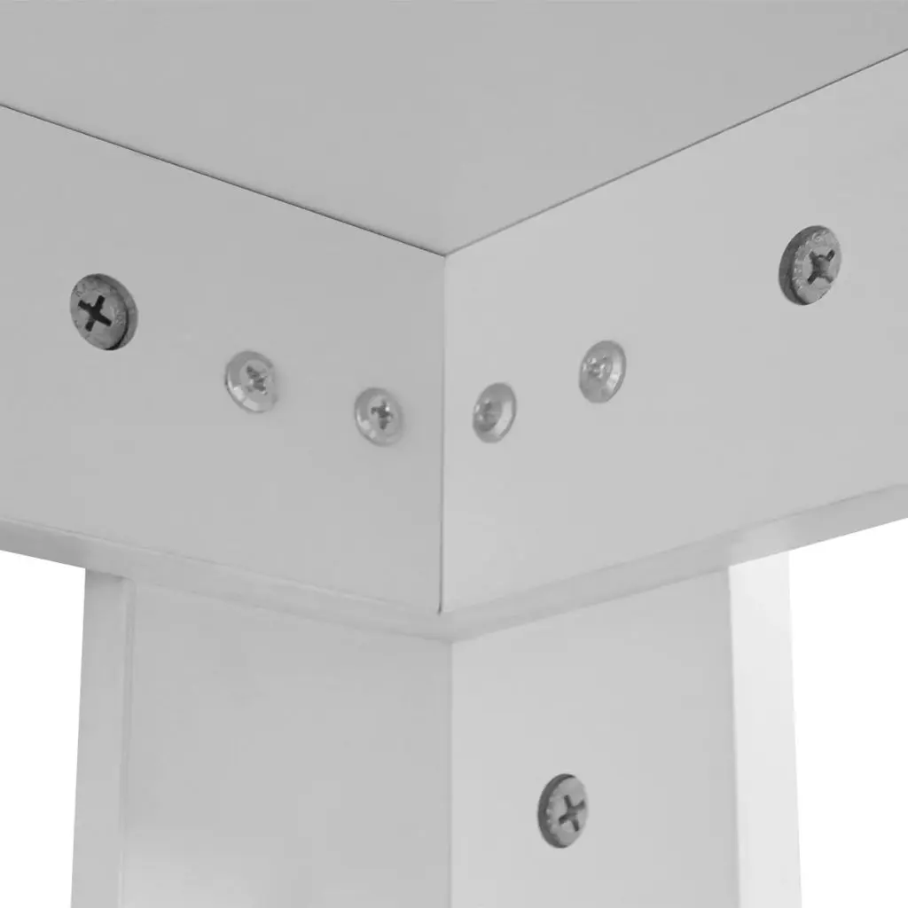 vidaXL Dining Table 140x80x75 cm White