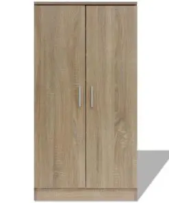 vidaXL Shoe Cabinet 7 Shelves Oak