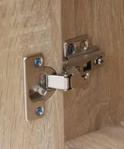 vidaXL Desk with Drawer and Cabinet Oak 100x40x73 cm