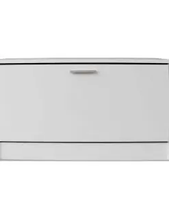 vidaXL Shoe Storage Bench White 80x24x45 cm