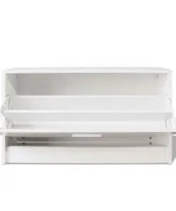 vidaXL Shoe Storage Bench White 80x24x45 cm