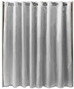 vidaXL Cloth Cabinet with Curtain Adjustable in Width 121-168 cm Oak