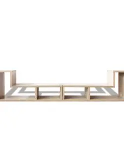 vidaXL TV Cabinet Double L-Shaped Oak