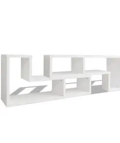 vidaXL TV Cabinet Double L-Shaped White