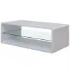 vidaXL High Gloss Coffee Table White vidaXL High Gloss Coffee Table White