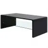 vidaXL High Gloss Coffee Table Black