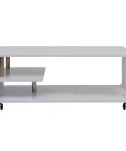vidaXL High Gloss Coffee Table White