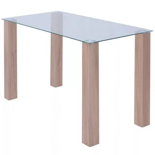 vidaXL Dining Table Glass 120x60x75 cm