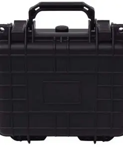 vidaXL Protective Equipment Case 27×24.6×12.4 cm Black